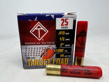 American Tactical .410 Bore Ammunition ATI410G9 #9 Shot 2-1/2" 1/2oz 1280fps 25 Rounds