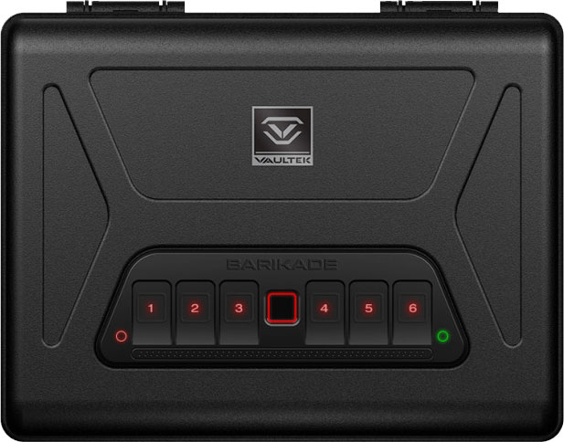 Vaultek Barikade Series 2 Biometric Safe BKD2B-SB, Fits Handguns up to 10.75" in Overall Length, Black