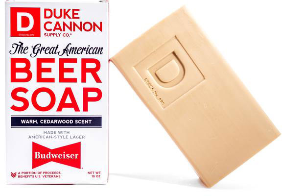 Duke Cannon Great American Beer Soap, Budweiser (04BUDWEISER1)