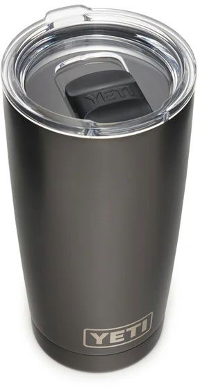 Yeti Rambler Tumbler 20oz Stainless Steel Cup, Graphite (YRAM20GP)