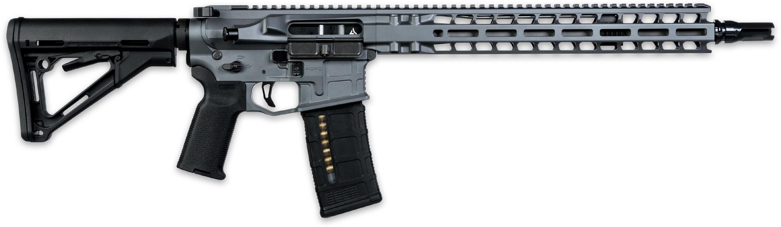 Radian Weapons Model 1 Carbine R0038, 223 Wylde, 14.5" w/Pinned Flash Hider, Magpul Stock, Gray Cerakote Finish, 30 Rds