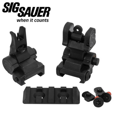 Sig Sauer M400 TREAD Adjustable Front/Read Flip Sights Combo - KIT-TRD-SIGHTS