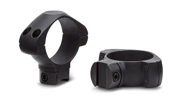Konus Riflescope Ring Mounts for .22 and Airgun Rails - 1" Low Black