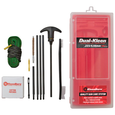 KleenBore DUAL KLEEN Rod & Rope Pull Through Cleaner 5.56MM / .223 Cal