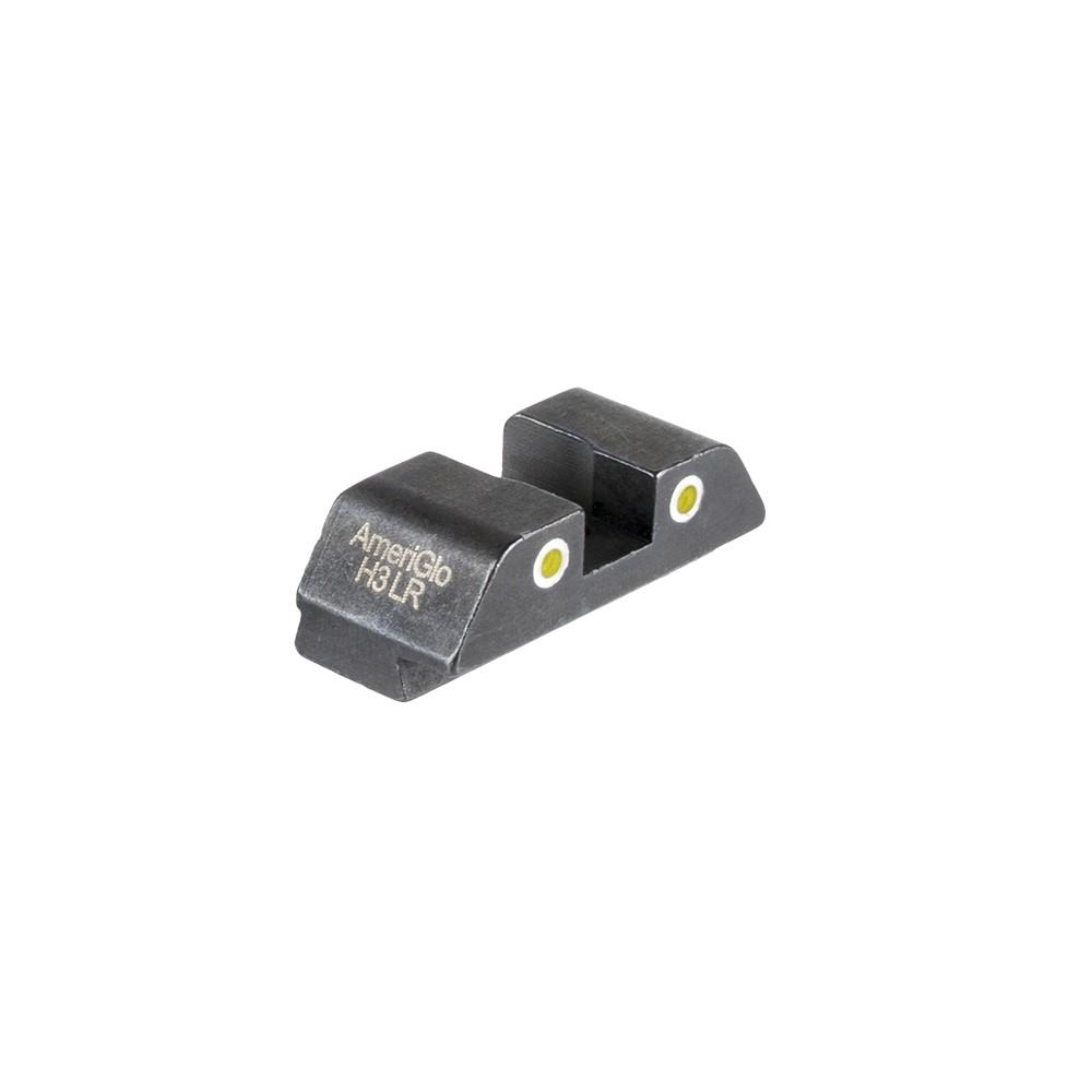 Ameriglo Glock 42/43/43X/48 Tritium Rear Sight Yellow 2-Dot with White Front