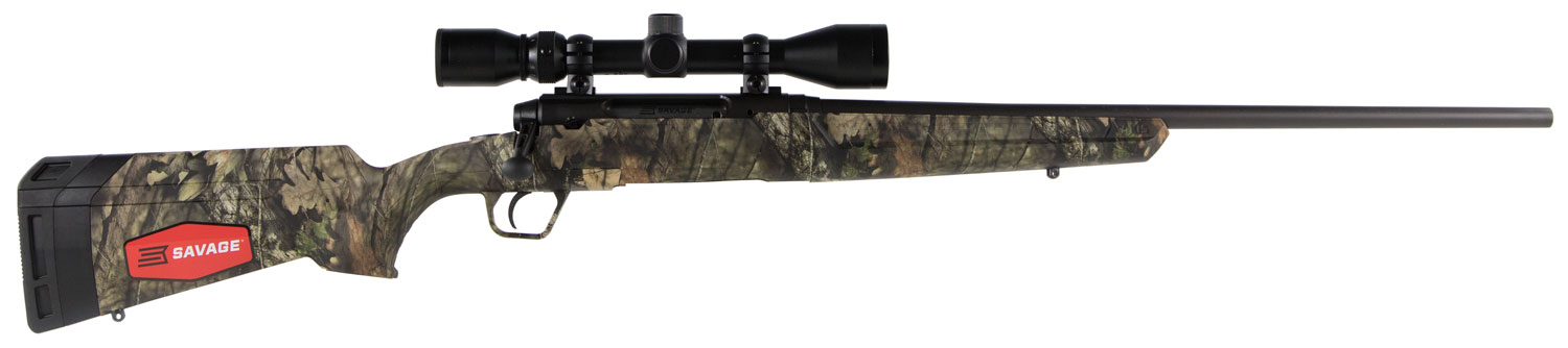 Savage Axis Scope Package Bolt Rifle 57277, 6.5 Creedmoor, 22", Mossy Oak Break Up Stock, Black Finish, 4 Rds