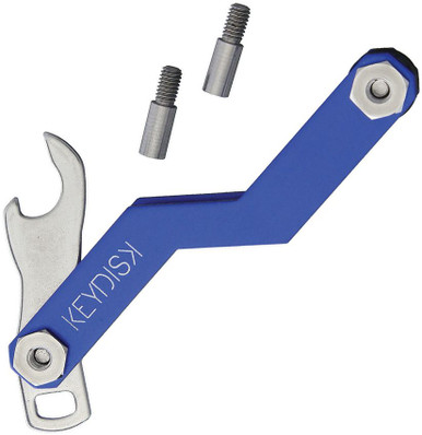 KeyDisk Mini Blue - Minimalist EDC Key Organizer
