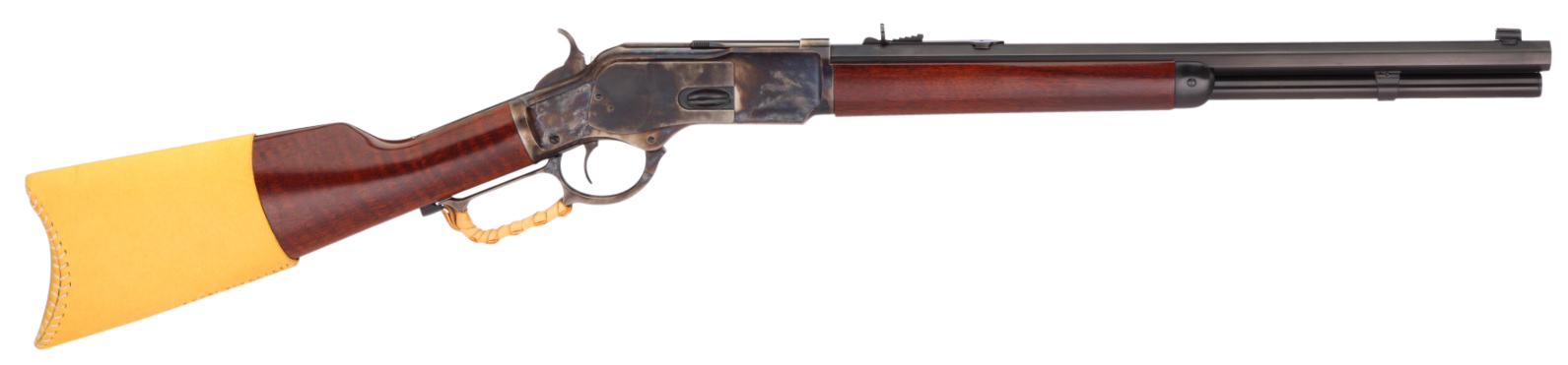 Taylors 1873 Comanchero Lever Action Rifle 550172COM, 45 Colt (LC), 20", Case Hardened Receiver, Blued, 10 Rds