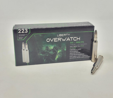 Liberty 223 Remington Ammunition LAOW223553000 55 Grain Hollow Point Lead Free 20 Rounds