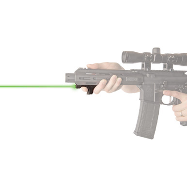 Viridian HS1 M-Lok Hand Stop with Integrated Green Laser - Black Model, 912-0031