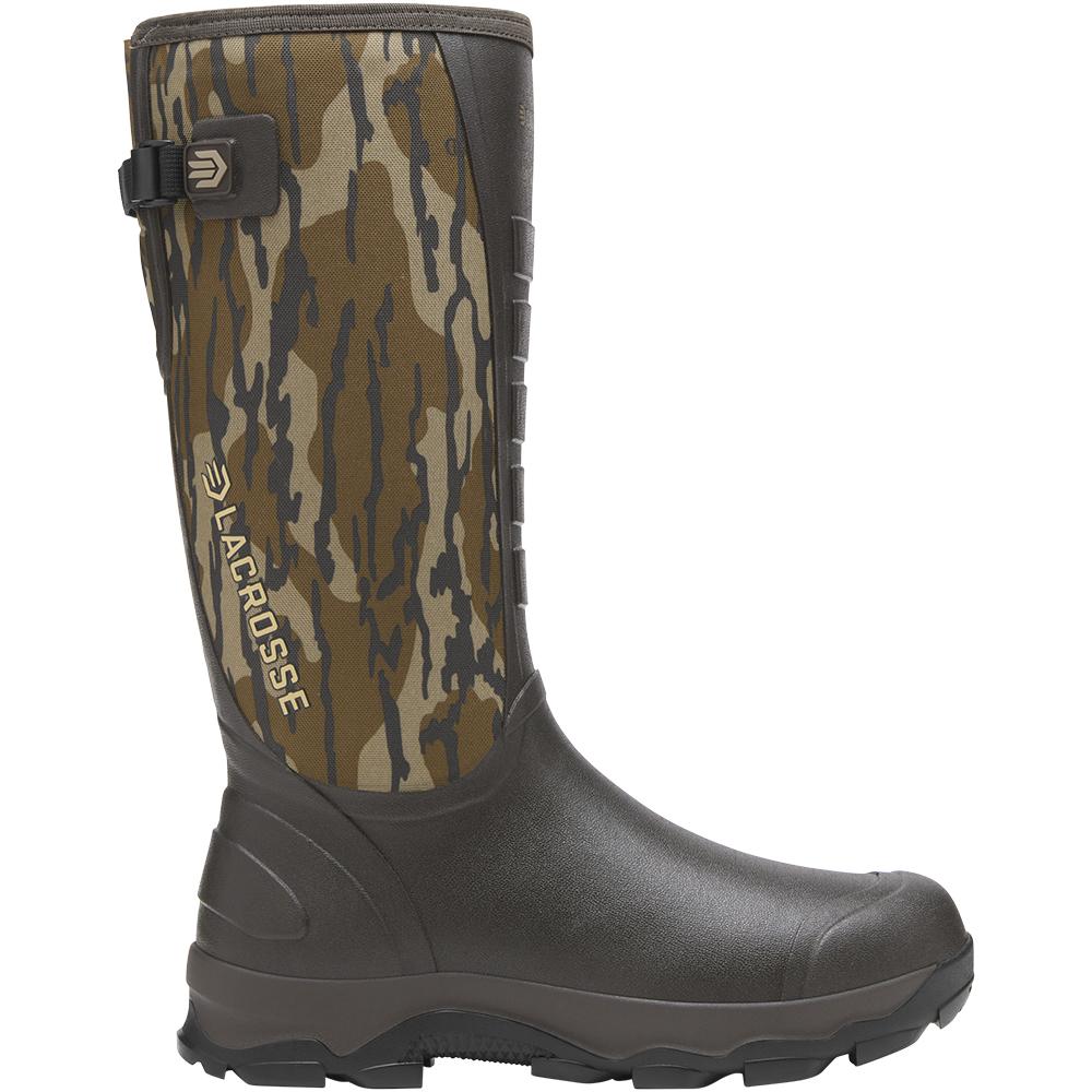 LaCrosse Men's 16'' Alpha Lite II Snake Hunting Boot Mossy Oak Original Bottomland Sz 9