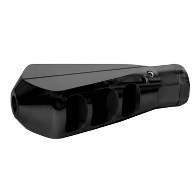 Lancer Tunable 308 Win Brake / Compensator - Black Nitrided Steel, 5/8 x 24 TPI,