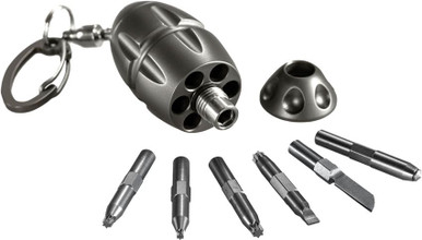 LionSteel Eggie Keychain Multi-Tool Gray Titanium - EG-BL