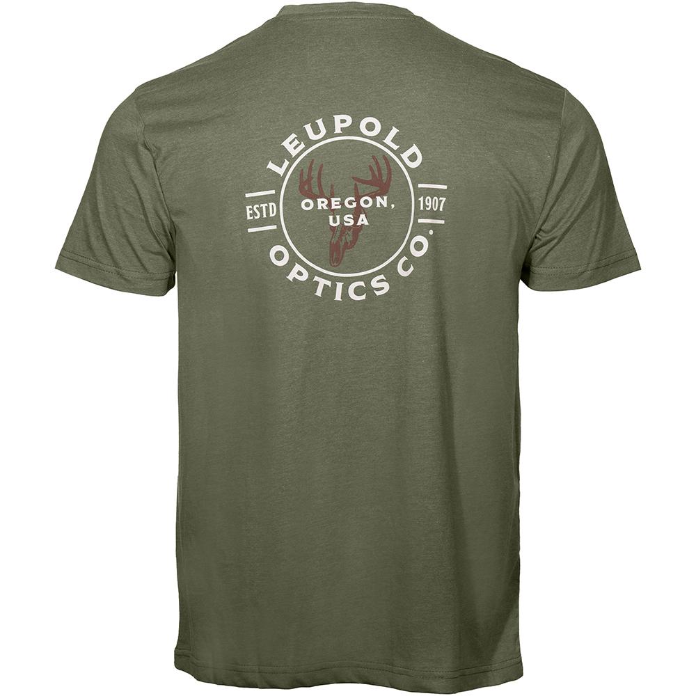 Leupold Buck Country Short Sleeve Tee Light Olive Size 2XL