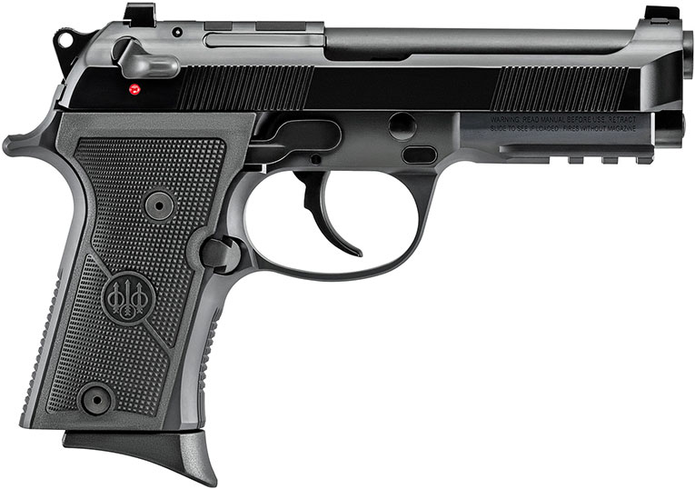 Beretta 92X RDO FR Compact Semi-Auto Pistol J92CR92170, 9mm Luger, 4.25", Black Polymer Grips, Black Finish, 13 Rds