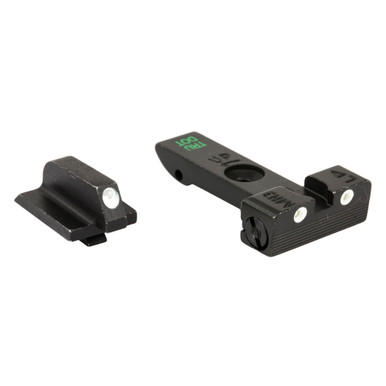 Meprolight Tru-Dot Adjustable Sights for the Ruger GP100 and Super Redhawk - Green Tritium
