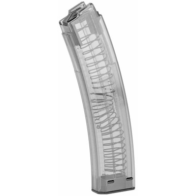 ETS Group CZ Scorpion Translucent Magazine - 9MM, 30 Rounds, Fits CZ Scorpion, Polymer, Clear