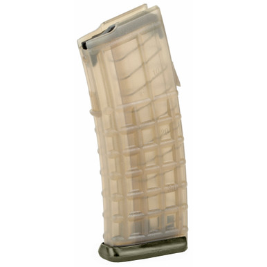 Steyr AUG Magazine - 223 Remington/556NATO, 30 Rounds, Fits Steyr AUG, Transparent Polymer, OD Green Base