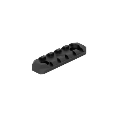 Aim Sports MLRS1 5 Slot M-LOKPicatinny Rail Panel - 2.50", Black Anodized 6061-T6 Aluminum