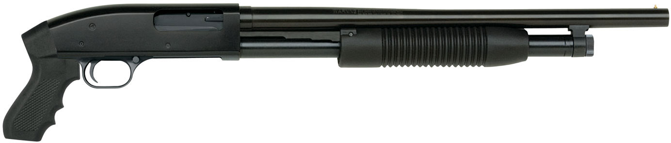 Maverick 88 Cruiser 32204, 20 Gauge, 18.5", 3" Chmbr, Blue Barrel, Cylinder Bore, Black Pistol Grip Stock