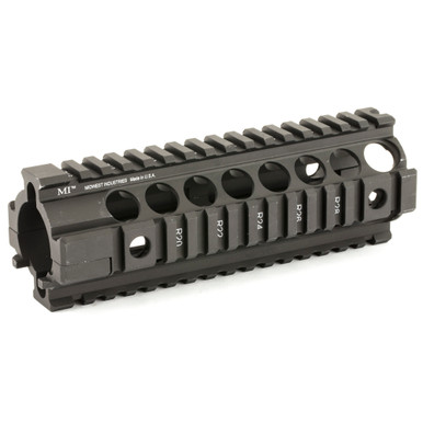 Midwest Industries GEN2 Two Piece Free Float Carbine Length Handguard - 7", Black