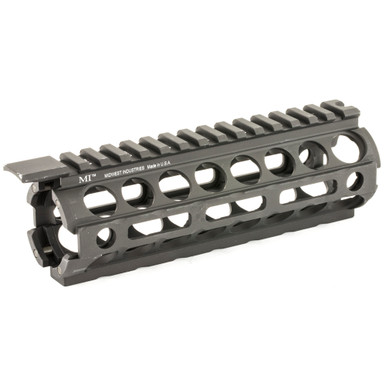 Midwest Industries M-Series Two Piece Drop-In M-LOK Handguard - Carbine Length, Fits AR-15 Rifles, Black