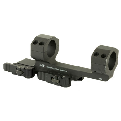 Midwest Industries QD Scope Mount - 1", with 1.40" Offset, Black Finish