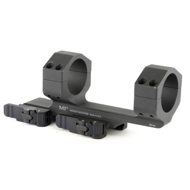 Midwest Industries MI 34MM QD Scope Mount with 1.4-in Offset - 34MM, Black, Fits Picatinny Rail