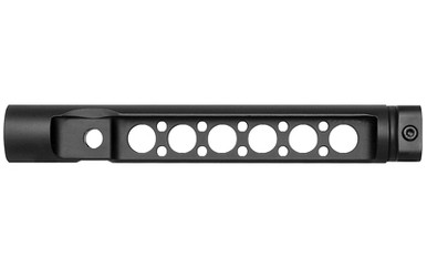 Midwest Industries Stock Tube Adaptor - Pistol Brace Compatible, Black, Fits Picatinny Rail