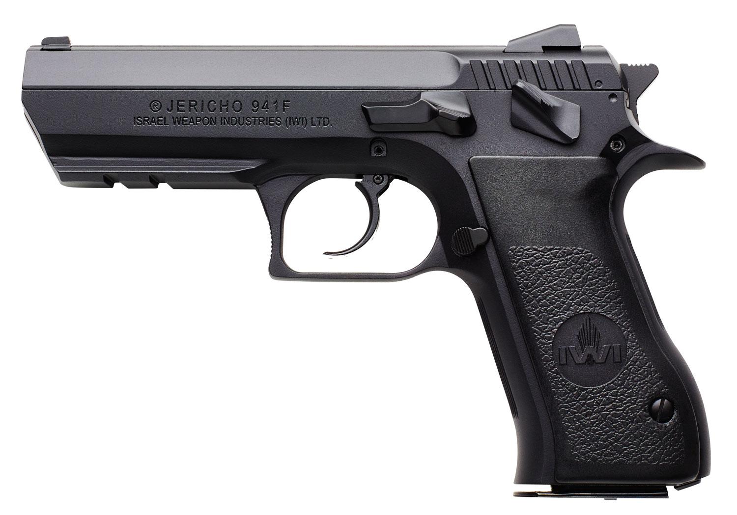 IWI Jericho 941 F9 SA/DA Pistol J941F910, 9mm Luger, 4.40", Polymer Grips, Black Finish, 10 Rds