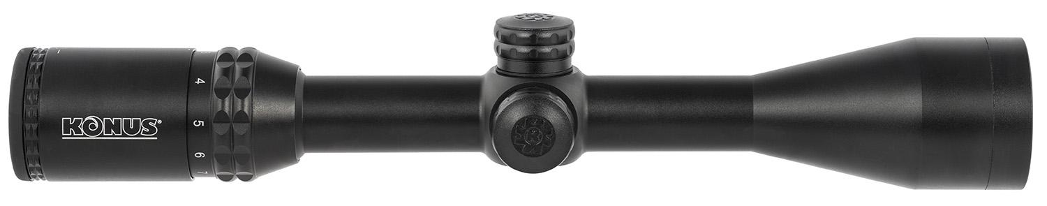 Konus KonusPro 275 Rifle Scope 7279, 3-10x40mm, 1" Tube, Red/Blue 275 Ballistic Dot Reticle