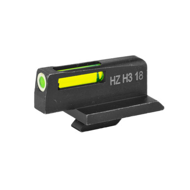 Hi-Viz LiteWave H3 Tritium Night Sight for the Ruger GP100 - Green Front w/White Front Ring, Front Only