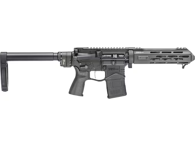 Springfield Saint Edge Evac Semi-Auto Pistol STEQ975556BX, 5.56 NATO, 7.5", Tailhook Brace, Black Finish, 20 Rds