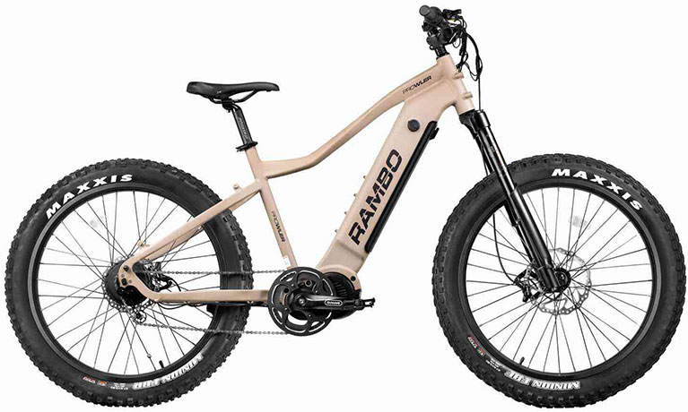 Rambo Bikes Prowler 1000 XPE Electronic Bicycle, 1000w, Flat Dark Eart (1000XPEFDE)