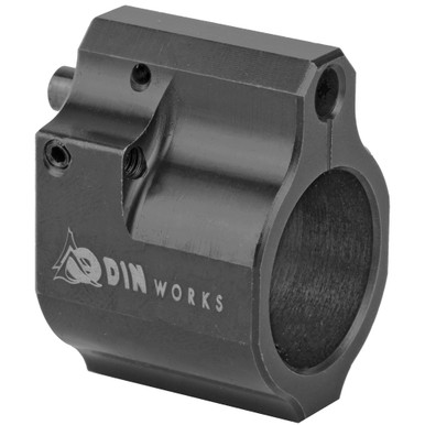 Odin Works Adjustable Low Profile Gas Block - .750 Diameter, Black, Not For Pistol Length Gas Systems