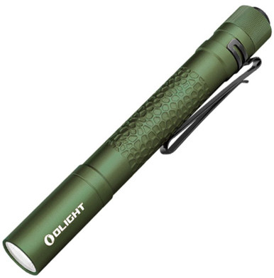 Olight i5T Plus Pebble EDC LED Flashlight - OD Green, 550 Max Lumens, Cool White Light Tempature