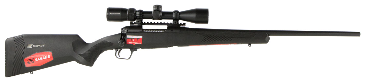Savage 110 Apex Hunter XP Bolt Action Rifle 57308, 270 WSM, 24", 3-9x40mm Scope, Black Finish, 2 Rds