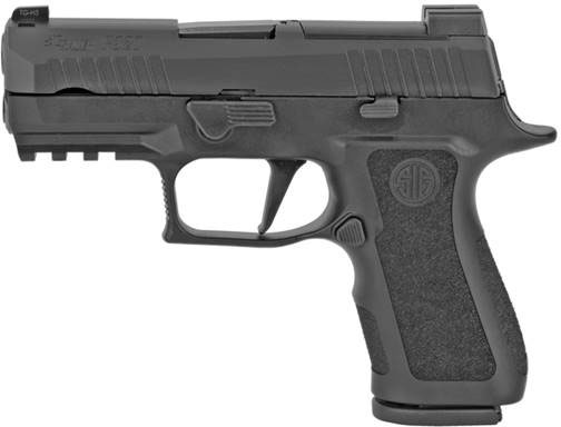 Sig P320 X-Compact Pistol 320XC9BXR3PR2, 9mm Luger, 3.6", Black Polymer Grips, X-ray Sights, 15 Rds