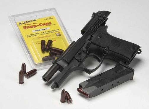 A-Zoom 5-Count .45 ACP Metal Snap Caps for Function Testing and Storage