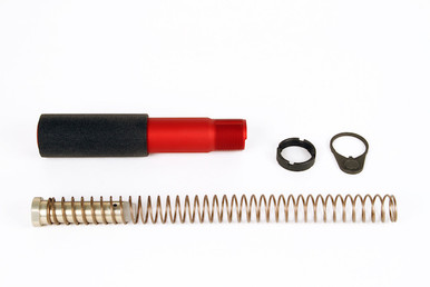 LBE Unlimited Pistol Buffer Kit Anodized Red - PBUFKT-RED