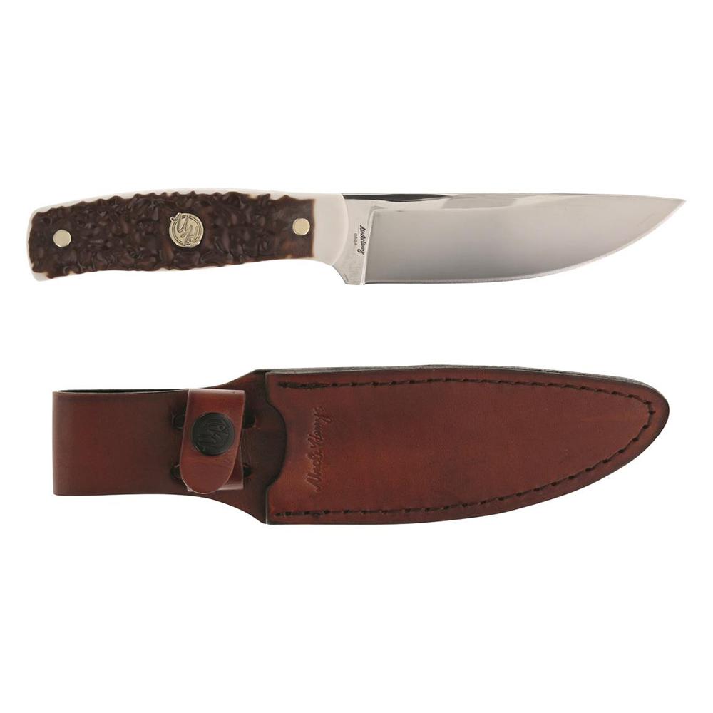 Uncle Henry 191UH Next Generation Fixed Bowie Knife 4.6" Blade Staglon Box