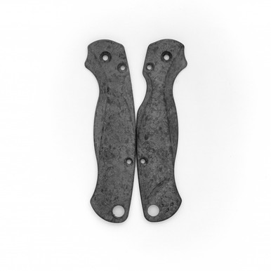 Flytanium Lotus Shred Carbon Fiber Scales for Spyderco Paramilitary 2 Knife