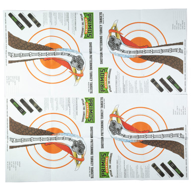 Primos Turkey Targets - 12 Targets, Poly Bag