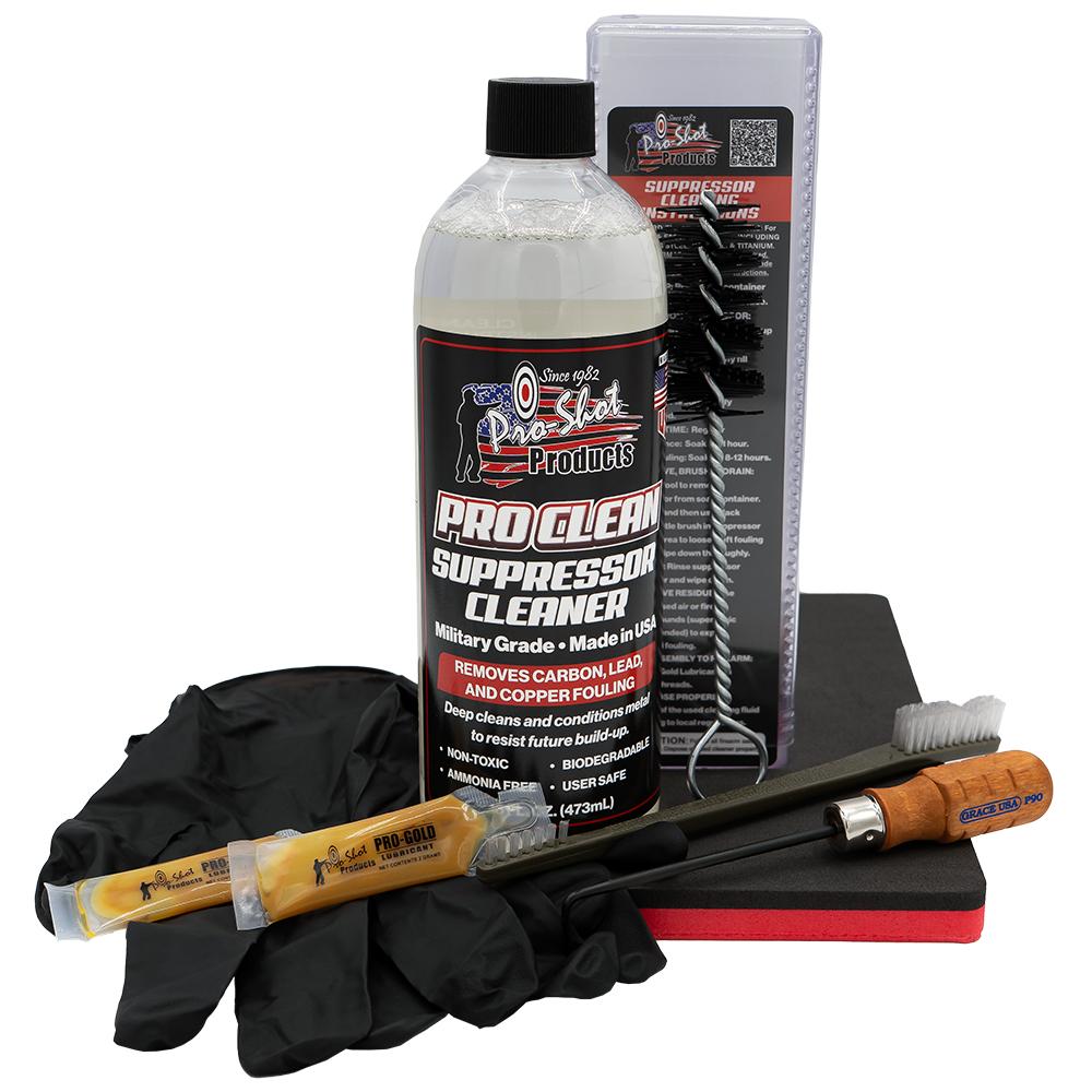 Pro-Shot Biodegradable Suppressor Cleaning Kit