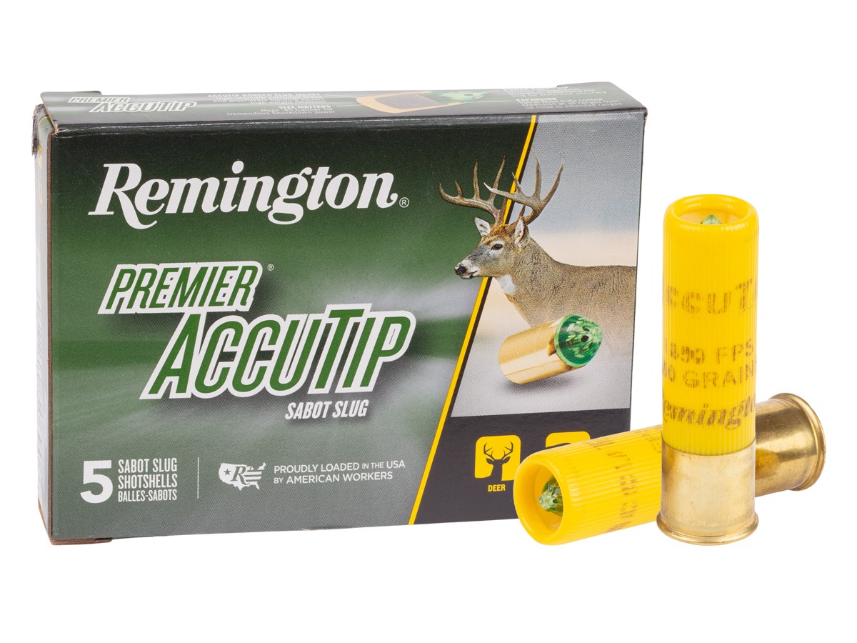 Remington 20GA Premier Accutip Slug 3/5oz, 260gr, 5ct