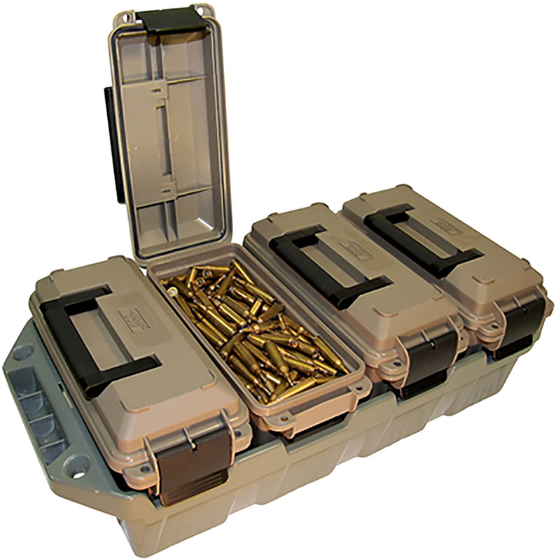 MTM AC4C Ammo Crate 30 Caliber, Dark Earth/Army Green (AC4C)