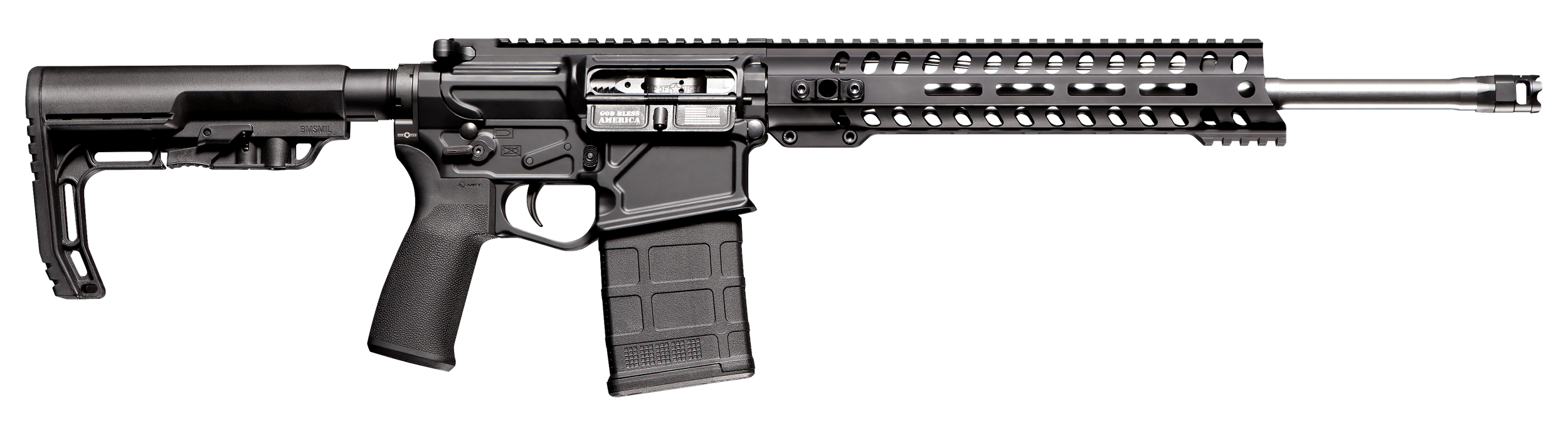 POF Rogue Direct Impingement Rifle 01662, 308 Winchester, 16.5", Black Finish, 20 Rds