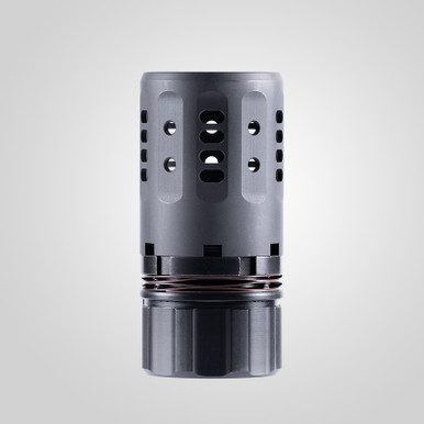 Dead Air Armament Pyro 2.0 Enhanced Muzzle Brake - Fits Dead Air Key Brake or Flash Hider, Includes TL Wrench Pack, Black