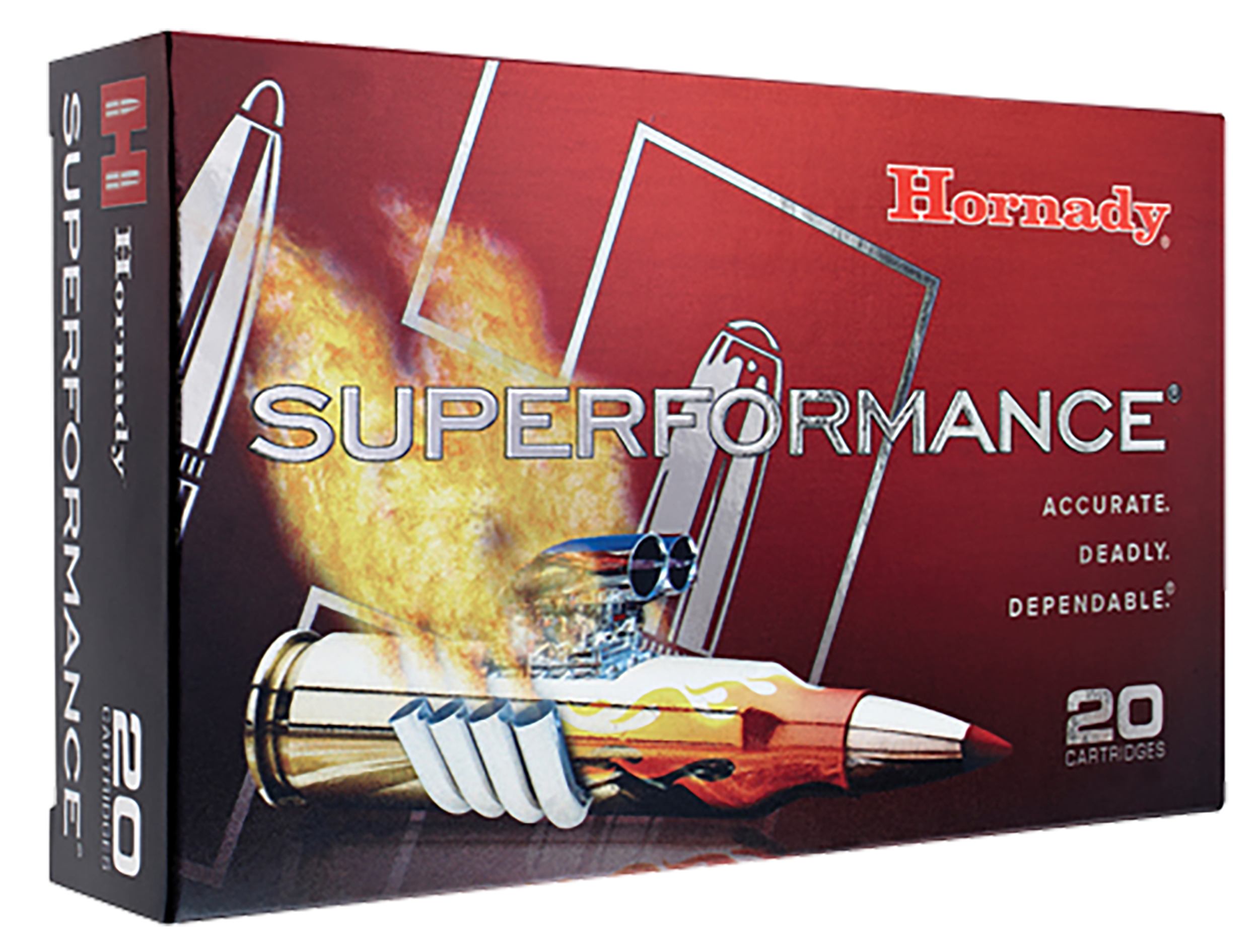 Hornady Superformance Rifle Ammunition 814464, 25-06 Remington, CX SPF, 90 GR, 3350 fps, 20 Rd/bx