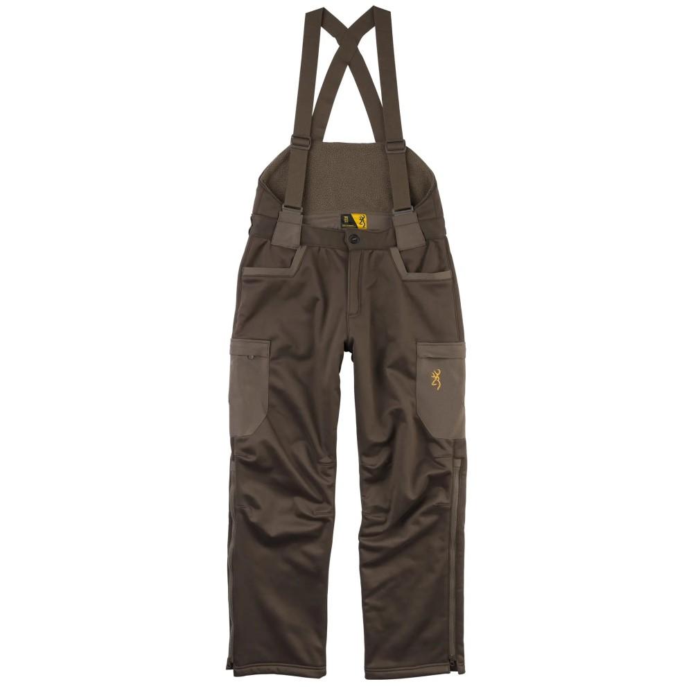 Browning Dutton Major Brown Hunting Pant Size 38 - Raised Back with Suspenders